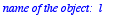 `name of the object:  l\nform of the object:  line2...