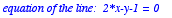 `name of the object:  l\nform of the object:  line2...