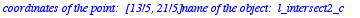 [`name of the object:  l_intersect1_c\nform of the ...