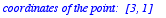 `name of the object:  P\nform of the object:  point...