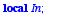 talls := proc (C1, C2) local In; if center(C1) = ce...