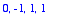 0, -1, 1, 1