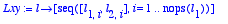Lxy := proc (l) options operator, arrow; [seq([l[1,...