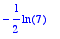 -1/2*ln(7)