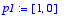 p1 := [1, 0]