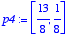 p4 := [13/8, 1/8]