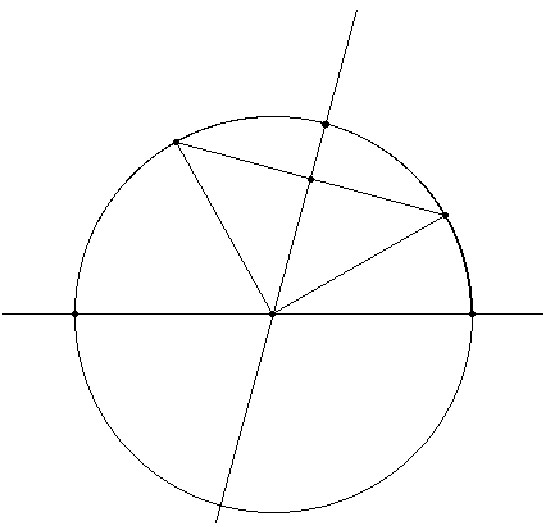 Construction of a hyperbolic segment