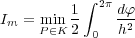 1 ? 2? d?
Im = mPi?nK 2 0 h2